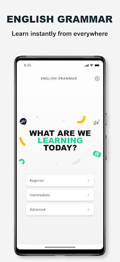 Android application English Grammar Test screenshort