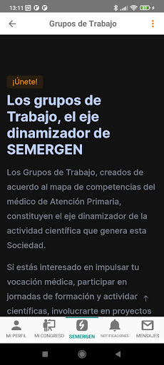 SEMERGEN App Screen 2