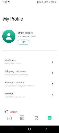 Android application vidhiricetraders screenshort
