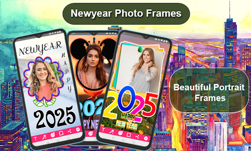 Newyear Photo Frames Editor Screenshot 2 - AppWisp.com