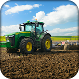 Real Farming & Harvesting New Tractor 3D Sim 2017 icon