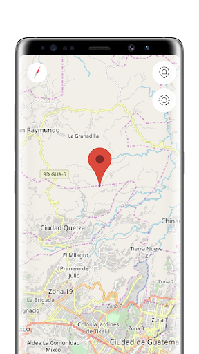 Android application Guatemala City Offline Map screenshort