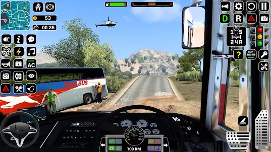 juego de conducción de autobús
