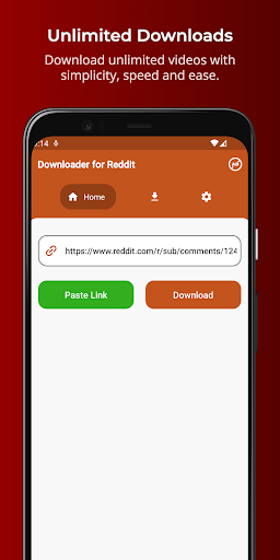 Android application Video Downloader for Reddit screenshort