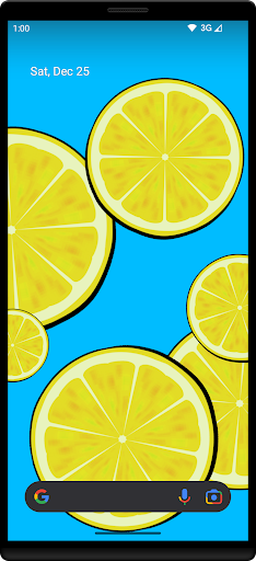 Lemons Live Wallpaper Screen 2