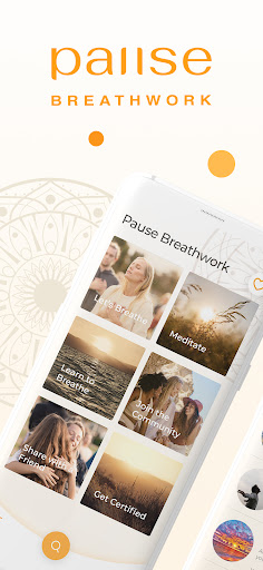 Android application Pause Breathwork screenshort