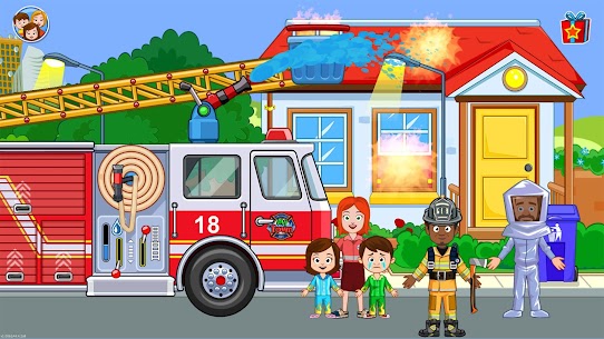 My Town : Fireman & Fire Station Story Game Mod Apk 1.02 6