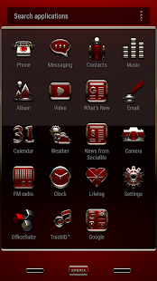MAGNOLIA Screenshot del tema Sony Xperia