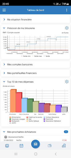 Android application MS Comptes Bancaires Mobile 11 screenshort