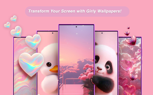 Android application Girly Wallpaper screenshort