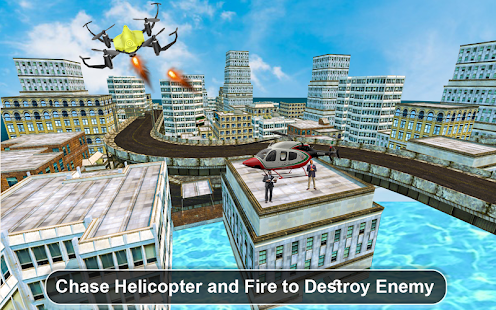 Stadt Drohne Attacke - Rettung Mission & Flugspiel Screenshot