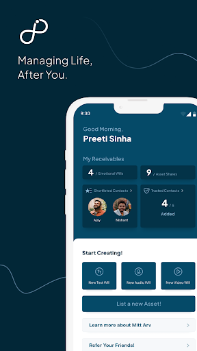 Android application Mitt Arv screenshort
