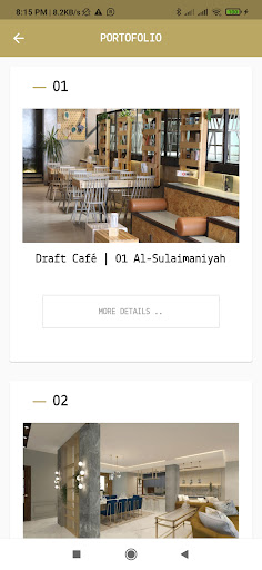 Android application LuxuryLine screenshort