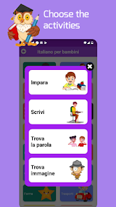 Imágen 3 Italiano Juegos para niños android