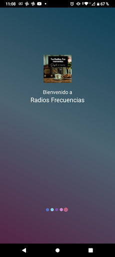 Android application Radio frecuencias screenshort