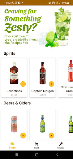 Android application Frosty Brew screenshort