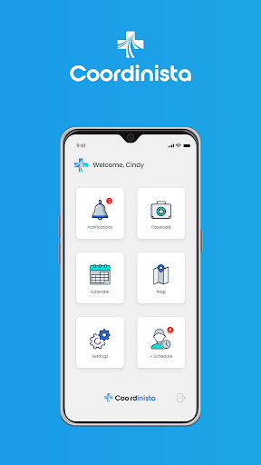Android application Coordinista screenshort