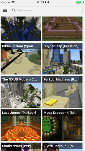 Android application Crafting Maps for Minecraft PE screenshort