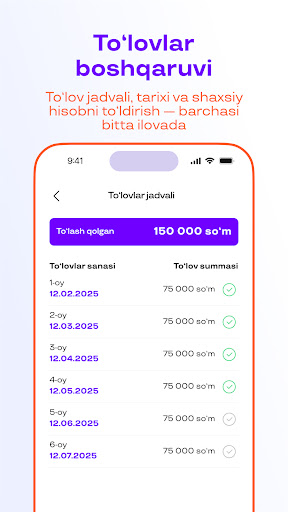 Uzum Nasiya: muddatli to'lov screenshot 4