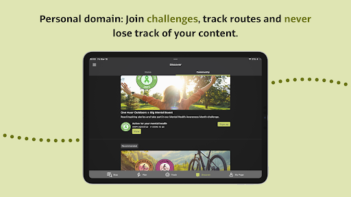 Screenshot of Outdooractive. Hike and Ride