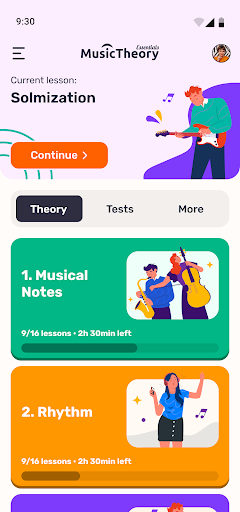 Music Theory Learn Notes Chord Screenshot 1 - AppWisp.com