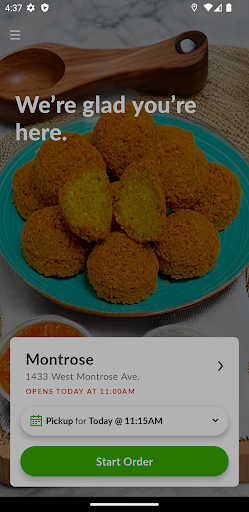 Android application Falafel & Grill Mediterranean screenshort