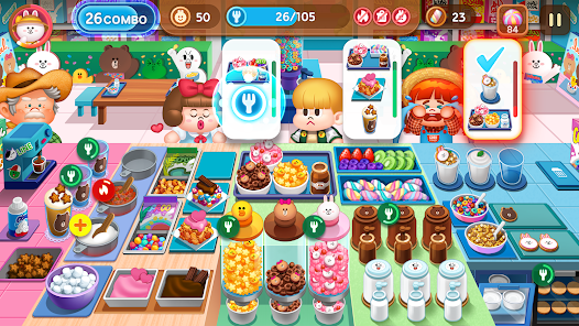 Line シェフ かわいい料理ゲームでレストラン経営 Google Play のアプリ