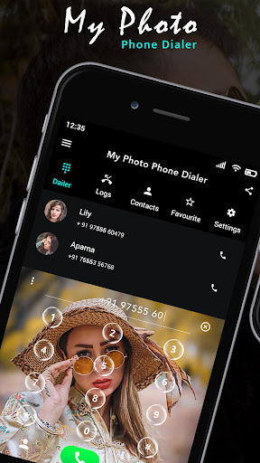 Photo Phone Dialer- Photo Call Screen 2