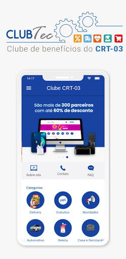 Android application ClubTec CRT-03 screenshort