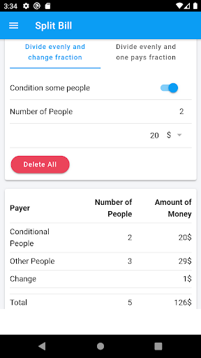 Split Bill Screen 3