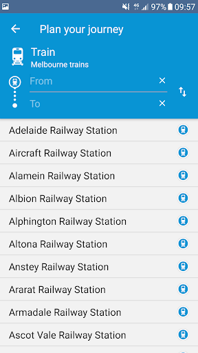 Transport Now Melbourne - trai Screen 3