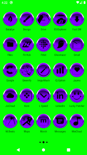 Purple Icon Pack Style 4 Screen 3