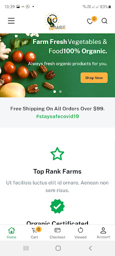 Android application MABIF Mart screenshort
