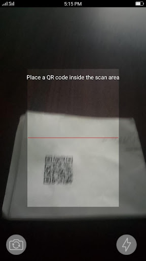 Qr code scanner and Qr code re Screen 2