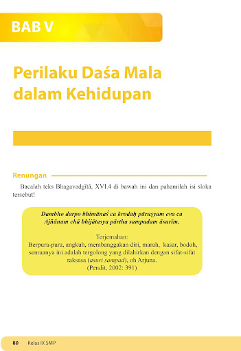 Buku Agama Hindu Kelas 9 K13