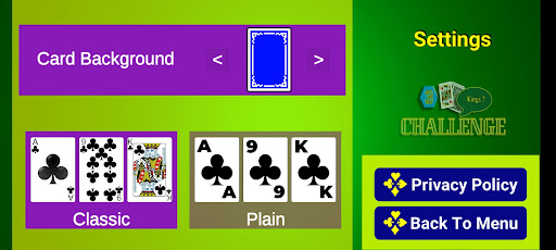 Challenge - Card Game Screen 2