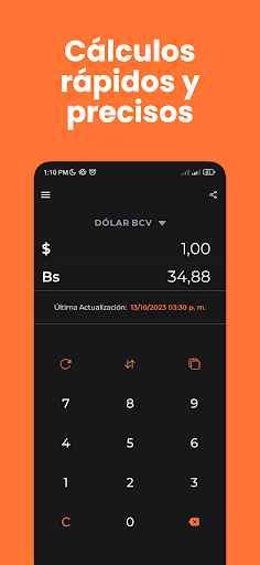 Android application Kambio: Dólar en Venezuela screenshort