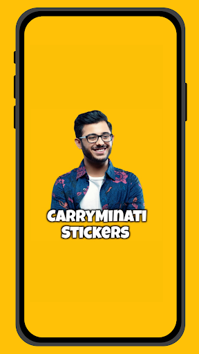 Android application CarryMinati Stickers screenshort