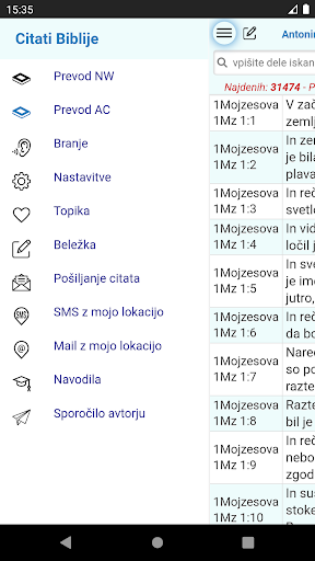 Citati Biblije Screen 3