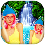 Waterfall Photo Background Changer icon