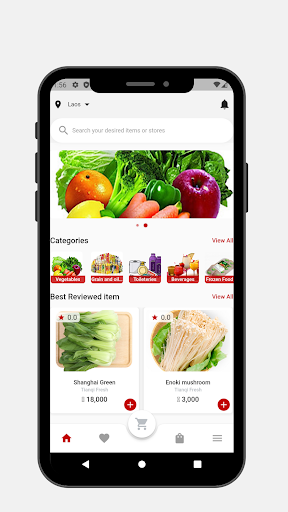 Android application Tianqi Fresh screenshort