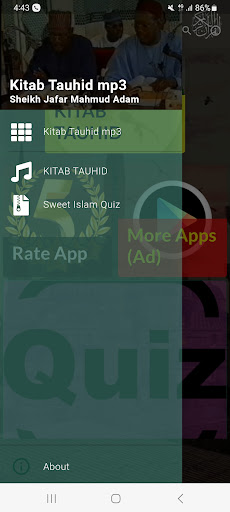 Android application Malam Jafar Kitab Tauhid MP3 screenshort