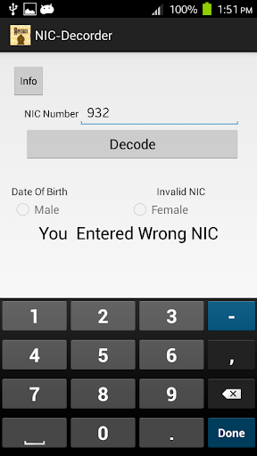 Ceylon Nic Decoder