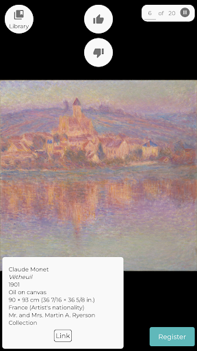 Android application VASARI screenshort