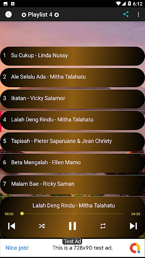 Android application Lagu Ambon Populer Mp3 Offline screenshort