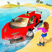 Water Surfing Taxi Simulator - Water Racing Games