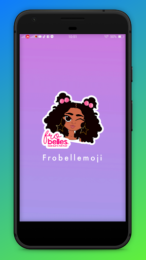 Android application Frobellemoji Stickers screenshort