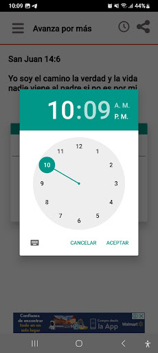 Android application Oraciones Diarias screenshort