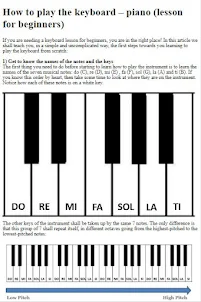 피아노 키보드를 연주하는 방법