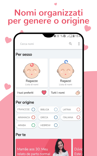 Anteprima dell'app